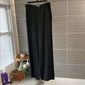 Reformation Black Trousers